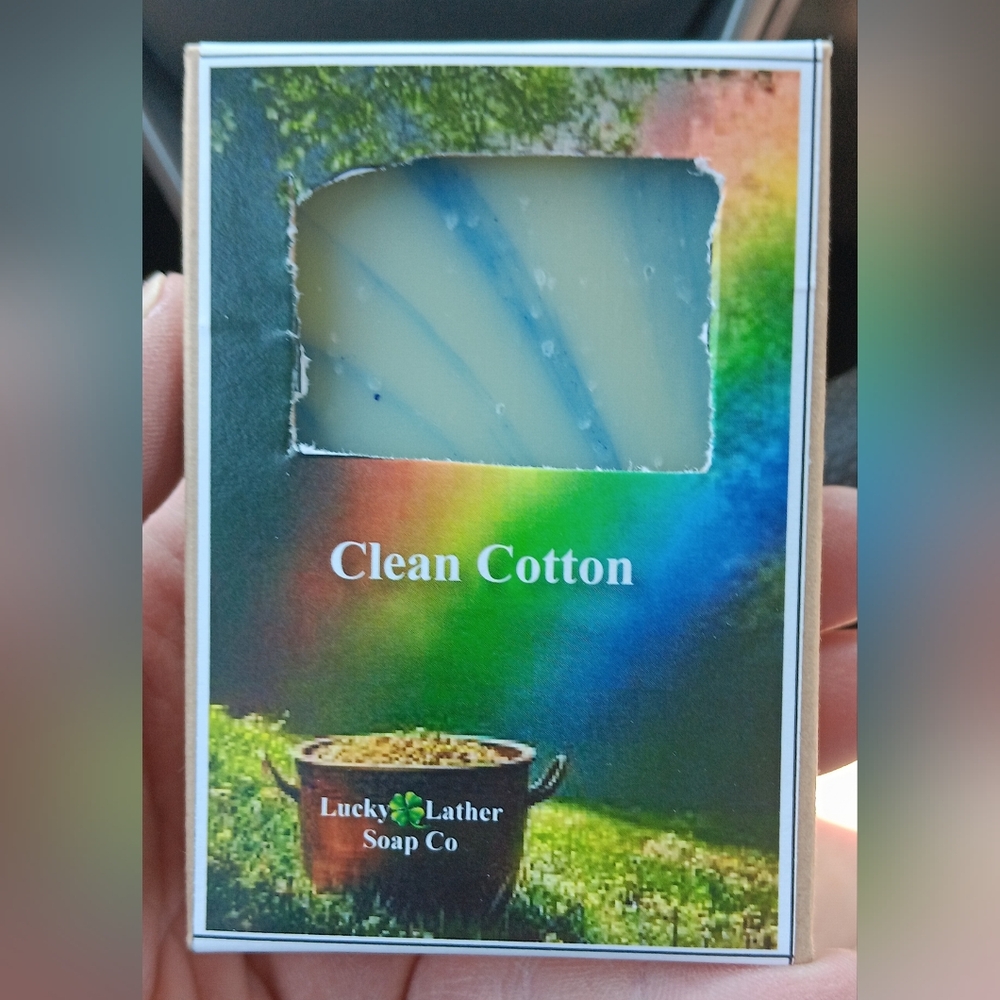 "Clean Cotton" Cold Press Bar Soap